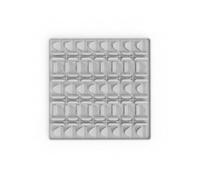 MagiDeal Alfombra para Mascotas Comedero Manta Tapete Antideslizante con Superficie de Laberinto de Silicona Compartimentos Separados para Racionar Adecuada, Gris Café con Leche