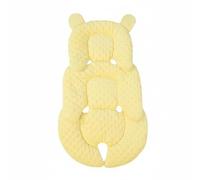 MagiDeal Almohadilla para Carrito de Bebé Lavable y Acolchada Forro Cojín Accesorio para Cochecito Superficie Texturizada y Multiuso Adecuada para Caminatas con Niños Pequeños, Amarillo, Amarillo