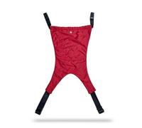 MagiDeal Arnés de Traslado de Pacientes de Escalada de Escaleras de Elevación Cinturón de Transferencia con Panel Amplio Que, Array, Rojo Con Correa De Hombro Ancha, Correa De Hombro Ancha