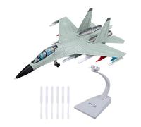 MagiDeal Avión de Juguete Interactivo con Efectos de luz y Sonido, Modelo 1:81, para niños, decoración de estanterías, Verde