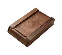 MagiDeal Bandeja para cajón debajo del escritorio, accesorios escritorio, contenedor suministros oficina madera, gran capacidad, organizador, Brown L