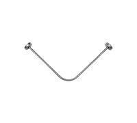 MagiDeal Barra de Cortina de Ducha Curvada Ajustable Colgador de Ropa Barra telescópica Tendedero de Ropa Barra de Ducha Curvada telescópica para guardarropa, 70cm-95cm