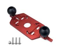 MagiDeal Base de Fresadora para Madera Placa Base Fresado Plantilla Guía con Antideslizantes Aluminio Aleación Compatible, Base De Enrutador Con Mango