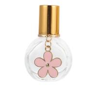 MagiDeal Botella de rodillo para aceite esencial, vacía, rellenable, portátil, para hacer tú mismo, multifuncional, de vidrio, Rosa