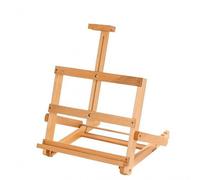 MagiDeal Caballete de Escritorio Caballete de Mesa Soporte de Dibujo Atril Plegable de Madera de con Marco Inclinable Estable, Caballete De Mesa Plegable W07B, Altura Ajustable De 34-48CM, 38x38CM