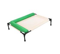 MagiDeal Cama elevada para Mascotas con Almohada, Resistente, portátil, Lavable, Malla, Cama elevada para Perros, para Mascotas, Ideal para, Green L