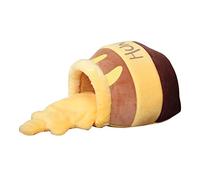 MagiDeal Cama para Gatos Cueva para Cama de Acolchada Diseño Original Fácil de Limpiar Algodón Transpirable Adecuada para, Tarro de Miel