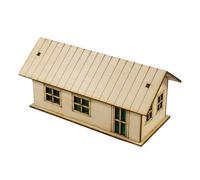 MagiDeal Casa en Miniatura a Escala 1:64 1:60, colección, sin Pintar, construcción, Bricolaje, Escena arquitectónica para Regalo navideño, Diorama, Style E