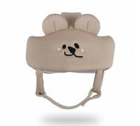 MagiDeal Casco Protector Infantil Gorra Antigolpes Suave para Bebé con Correa Ajustable Material Acolchado Adecuado para y Uso Diario en el Hogar, Oso De Boca Torcida Café