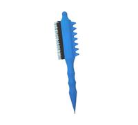 MagiDeal Cepillo para cardar, herramienta de peinado para mujer, fácil de usar, resistente, peine de viaje portátil para cardar el cabello hacia atrás, control, Azul