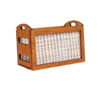 MagiDeal Cesta organizadora para casa de muñecas, Escala 1/12, de Madera, clásica, para Regalo de, Muebles de simulación, Accesorios para, Multi