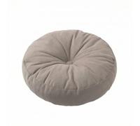 MagiDeal Cojín Redondo Almohadón Suelo Cojín Piso Cojín Tatami Superficie Acolchada con Puntadas Limpias Ofrece Apoyo Uniforme en, Gris Esmalte, Diámetro 50 50cm No Desmontable