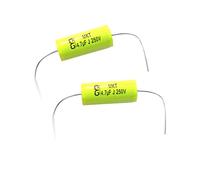 MagiDeal Condensador No Polarizado Cruce Divisor de Altavoz Audio 2pcs 250v 4,7uF