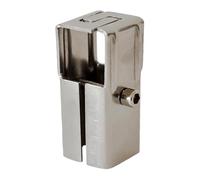 MagiDeal Conector de abrazadera para tubo cuadrado, de fácil montaje, multiusos, resistente y ligero, para tubos cuadrados de 1" x 1", 2 Maneras, 80mm