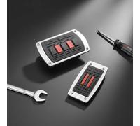 MagiDeal Cubierta de Pedales de Coche de Metal Almohadilla Tapa Accesorios con Superficie Texturizada Que Mejora el Control del Pie y Reduce Deslizamientos