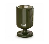 MagiDeal Cubo de Basura de Pedal Caneca Cubo Papelera de Pedestal Alto Mecanismo de Tapa por Presión Portabolsas Interno y Diseño Decorativo Tipo Cáliz 12L, Green