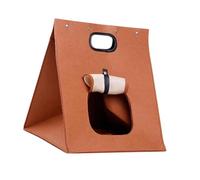 MagiDeal Cueva de la Cama de Gato con Mango portátil Resistente a los rasguños Catava de Gato Plegable para Gatos Tienda de cabaña para Gatitos Jugando a los, 40cmx40cmx48cm