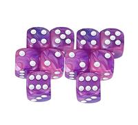 MagiDeal Dados de Juego de 6 Caras Dados de 16 Mm para Juegos de Enseñanza de Matemáticas, Estilo B, 16 mm