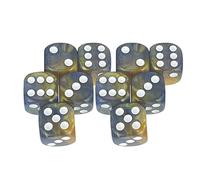 MagiDeal Dados de Juego de 6 Caras Dados de 16 Mm para Juegos de Enseñanza de Matemáticas, Estilo I, 16 mm
