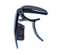 MagiDeal de guitarra recargable de aleación de zinc, fácil de usar, disparadores, tensión, clip de guitarra, afinador, clip para guitarra clásica, Azul