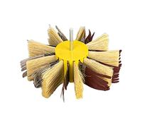 MagiDeal de lijado de 6 pulgadas, rueda abrasiva, herramienta de pulido para desempolvar, rueda de pulido de sisal para pulir muebles abrasivos,