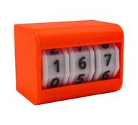 MagiDeal de Mesa con recordatorio de hábitos de Estudio, decoración para Escritorio, de 3 dígitos para 365 días, Temporizador para Establecer, Naranja