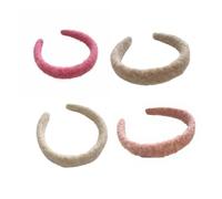 MagiDeal Diadema de Vellón Banda Estética para el Pelo Accesorio de Cabello Textil Cómodo Que Mantiene la Forma Después de Uso Repetido Adecuada para, Set De 4 Colores, Otro