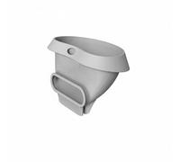 MagiDeal Embudo de Silicona para Batidora de Pie Accesorio con Vertedora Tapa Antigoteo de Ajuste Firme Evita Derrames y Polvo Silicona Resistente al Apto para, Gris