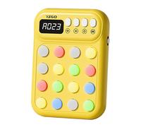 MagiDeal Entrenamiento de niños Focus Memoria de Juguete Modos de Juego 5 Modos de Mano, Regalo de cumpleaños, Educational Learning Toy Concentration, Amarillo