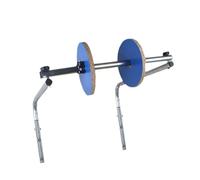 MagiDeal Estante dispensador de rollos de papel, acero galvanizado, montaje en pared, soporte de espuma para embalaje exprés de fábricas, Se Adapta a Películas de 60 Cm de Ancho