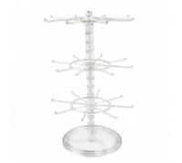 MagiDeal Estante Giratorio para Llaveros con Brazos Múltiples y Compacto Organizador Accesorios para Llavero corativo Acuado para Vestidor Baño, Transparente, size to 2