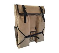 MagiDeal Estuche para Arte, Bolsa para Bloc de Dibujo, Mochila con múltiples Bolsillos para enseñar, reuniones, Clases de Pintura y Estudiantes, Caqui