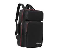 MagiDeal Estuche para pedalera con múltiples bolsillos, mochila protectora, ligero, de tela Oxford, para transportarlo y efectos de guitarra, Pequeño