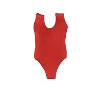 MagiDeal Figura de acción a Escala 1:12, Ropa para vestirse, Traje de baño, colección Elegante e Informal, Accesorios de Vestuario de Color sólido, Ropa para, Rojo