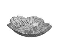 MagiDeal Frutero Decorativo con Forma de pétalo, Soporte para Verduras, Bandeja para Servir Platos de Escritorio, para Mesa de Entrada, mostrador de Cocina, Gris