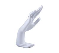 MagiDeal Gesto Anillos de Boda Titular de Mano Organizador Decoración Titular de Cadena de Mano para mostrador Venta al por Menor, Blanco