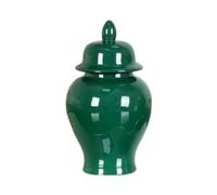 MagiDeal Jarra de Jengibre de jarrón de cerámica Tanque de Almacenamiento de té Chino jarrón de Flores de cerámica para arreglos Florales