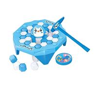 MagiDeal Juego de Romper Bloques de Hielo con Mesa giratoria Knock Block Habilidades motoras Juego de Mesa Romper Hielo Juguete para para, pingüino