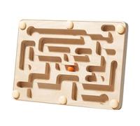 MagiDeal Juego Educativo Tradicional de Laberinto de, Juego de Mesa de Laberinto de Madera.