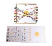 MagiDeal Juguete de Cuerda para desenredar, Juego de desatar, Juguete portátil para desarrollar la Inteligencia, Rompecabezas de Cuerda para niños.