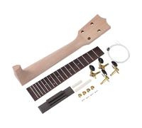 MagiDeal Kit de ukelele DIY con mástil y diapasón de madera, kit de construcción para niños y niñas, 21 Inch