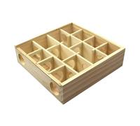 MagiDeal Laberinto para hámster, Jaula para hámster, Rompecabezas de Madera, Juguete, casa de Juegos con múltiples cámaras, Caja de excavación para