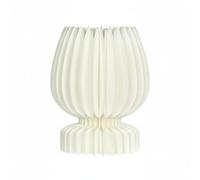 MagiDeal Lámpara de Papel Plegable Lámpara de Mesa Plegable Luz Suave Luz de Noche con Pantalla de Papel Plisado Portátil y Compacta Adecuada para Lectura Relajación Apartamento Regalo