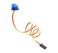 MagiDeal Lámpara de policía giratoria Intermitente de Repuesto, luz LED de policía, Luces LED Intermitentes RC para Modelos de camión 1/10, Coche RC DIY, Azul