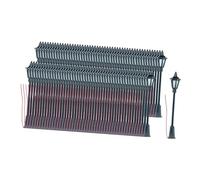 MagiDeal Lámpara de Poste de luz a Escala 1:87, iluminación Exterior en Miniatura, Modelo de Tren ferroviario para Juegos de rol, mobiliario para jardín de, 100 Uds.