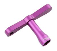 MagiDeal Llave para Tuercas de Rueda de Coche RC, 7 mm, Herramienta de reparación con accionamiento Hexagonal para Todoterreno 1/10 1/8, Accesorio, PÚrpura