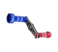 MagiDeal Llave para Tuercas de Rueda RC, Mejora Llave Hexagonal para Tuercas de Rueda, para Accesorios de vehículos, Camiones y a Escala 1/8 y, Azul Rojo