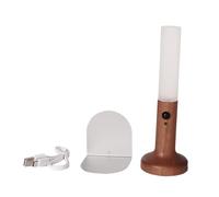MagiDeal Luz LED con de movimiento, lámpara de pared, lámpara de noche, lámpara de mesa para dormitorio, baño, escaleras, MARRÓN