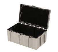 MagiDeal Maleta de 1/6 para Figuras TTL, Suministros de Utilería para Escena, Decoración de Paisajes, Plata