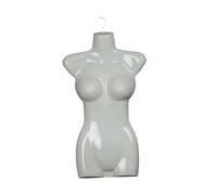 MagiDeal Maniquí Colgante para Mujer, Torso Femenino, maniquí Femenino, Accesorios de Ropa Blanca para Adultos, Torso Corporal, Forma de Vestido Femenino para